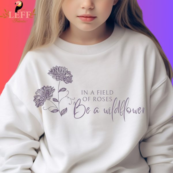 Be a wildflower applicatie paars