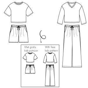 Lola loungewear set voor kids, dames en tieners