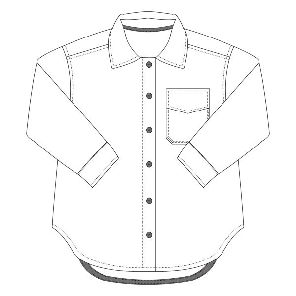 Indy shacket dames en tieners