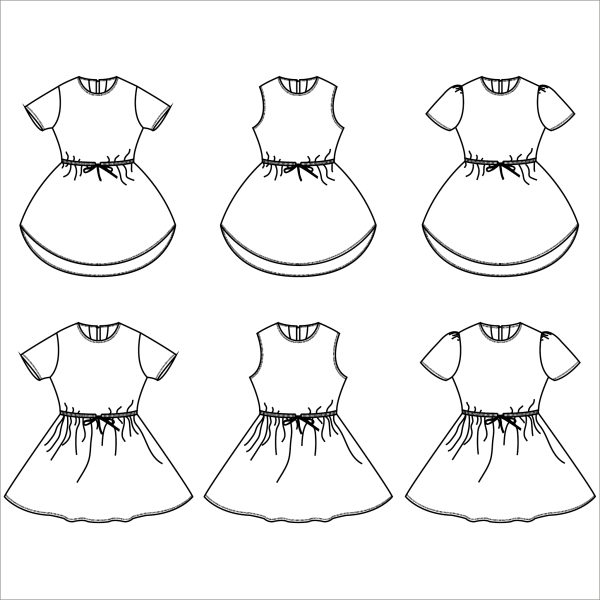 Lotus jurk kids