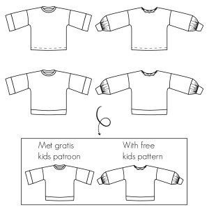 Laure top en sweater voor kids,dames en tieners