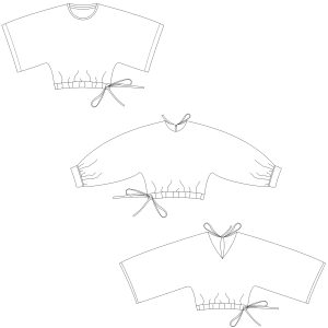 Vita blouse voor dames en tieners