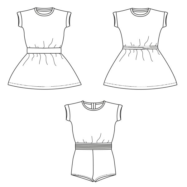 Lux jurk en jumpsuit voor kinderen