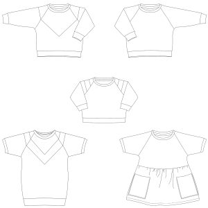 Isa sweater, jurk en top kids