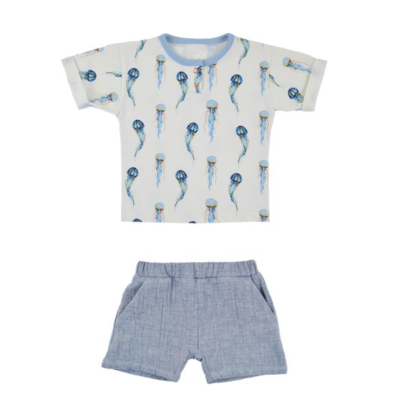 Nio/nia short,shirt en broek kids - Afbeelding 3