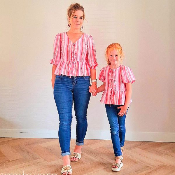 Evie blouse voor kids, dames en tieners - Afbeelding 4