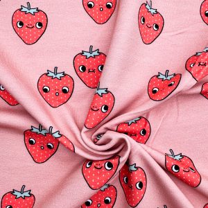 Eva Mouton strawberry's frenchterry