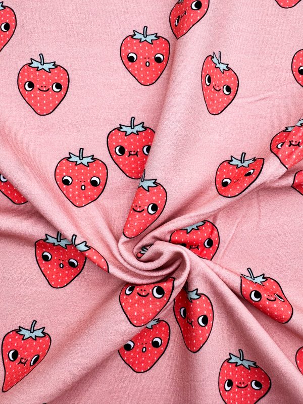 Eva Mouton strawberry's frenchterry