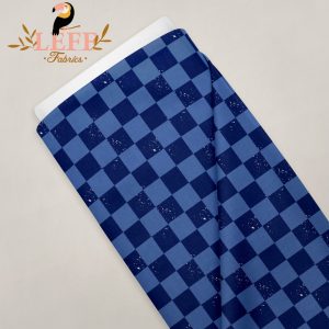 Donkerblauwe blokjes