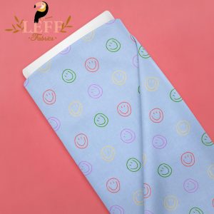 Smileys denim frenchterry