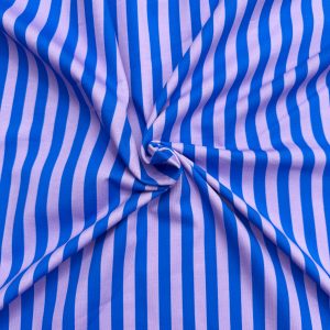 Blauw lila gestreepte jersey