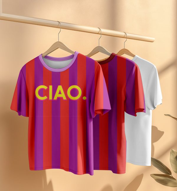 Rood paars gestreepte jersey - Afbeelding 3