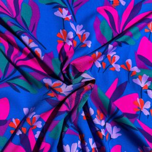 Spring garden rosella stretch (viscose)