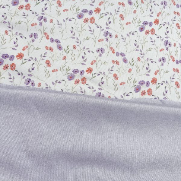 Ribjersey Floral purple - Afbeelding 2