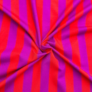 Rood paars gestreepte jersey