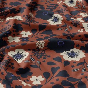 Dovy brown viscose