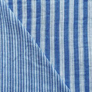 Hydrofiel yarn dyed strepen blauw