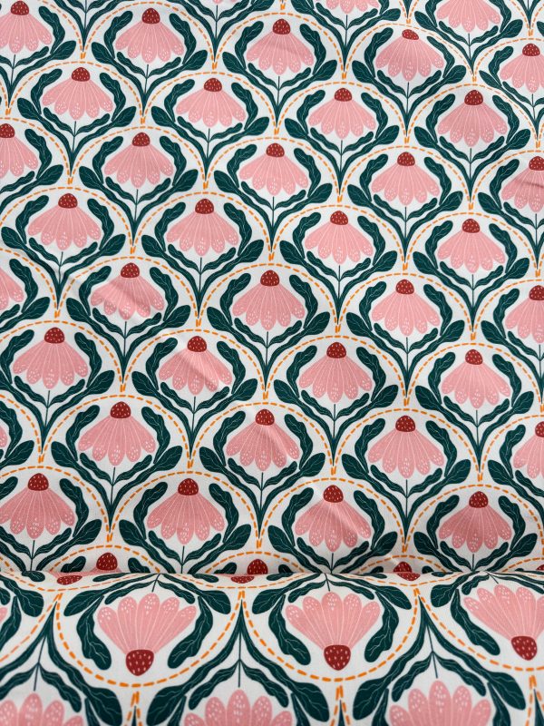 Botanical garden denim twill - Afbeelding 2