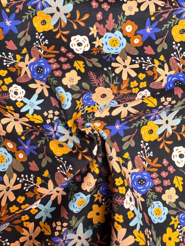 Corduroy dark flowerfield