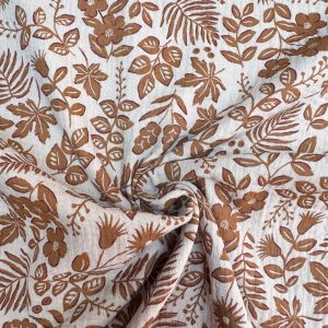 Leaves offwhite double gauze