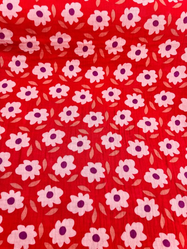 Bright blooms double gauze - Afbeelding 2