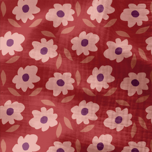 Bright blooms double gauze