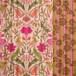 Boho garden pink stepped