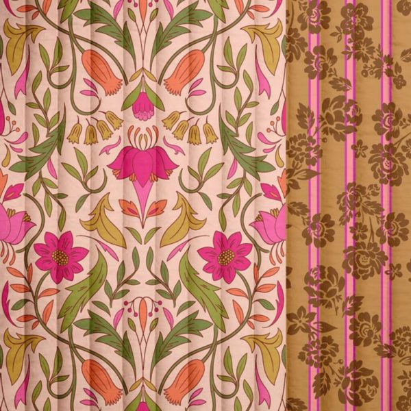 Boho garden pink stepped