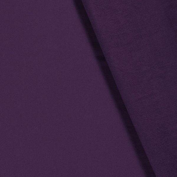 Frenchterry Aubergine - Afbeelding 2