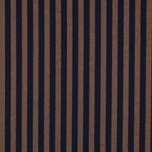 Katoen strepen navy brown