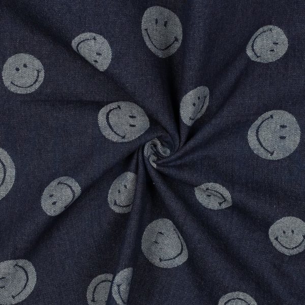Smiley jacquard denim - Afbeelding 4