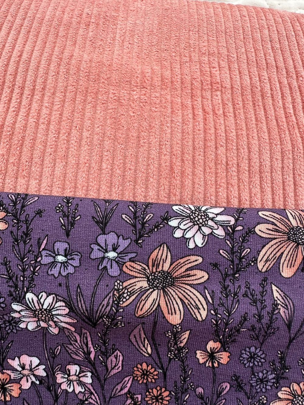 Midnight Bloom Frenchterry - Afbeelding 4