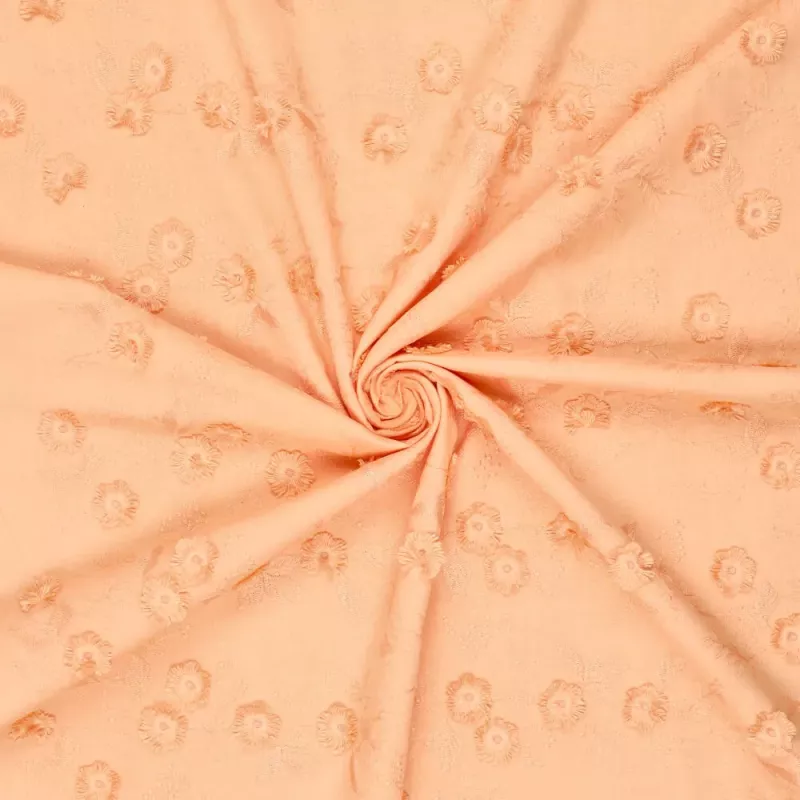 Bloemetjes broderie oranje - Afbeelding 2