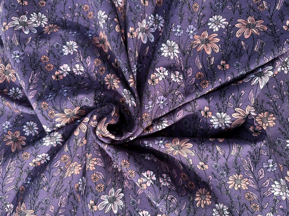 Midnight Bloom Frenchterry