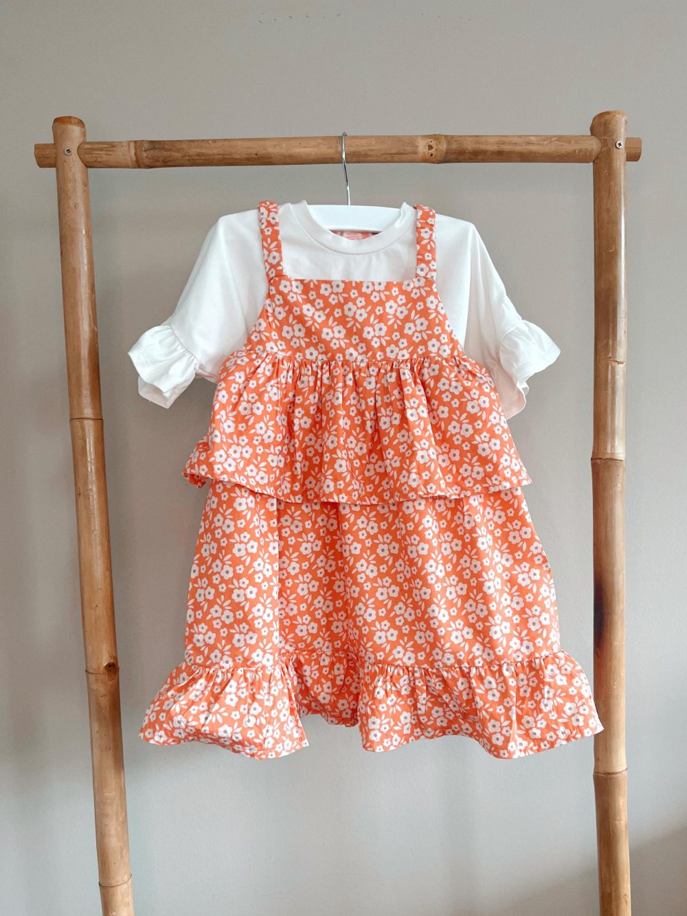 Oranje zomerbloesem jersey - Afbeelding 2