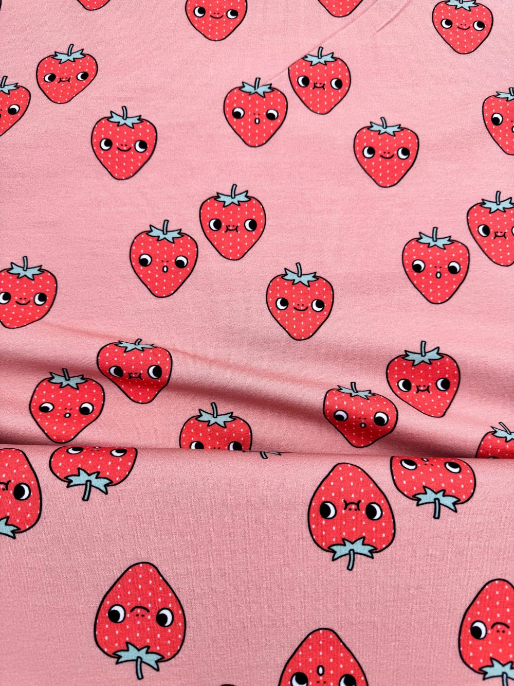 Eva Mouton strawberry's frenchterry - Afbeelding 2