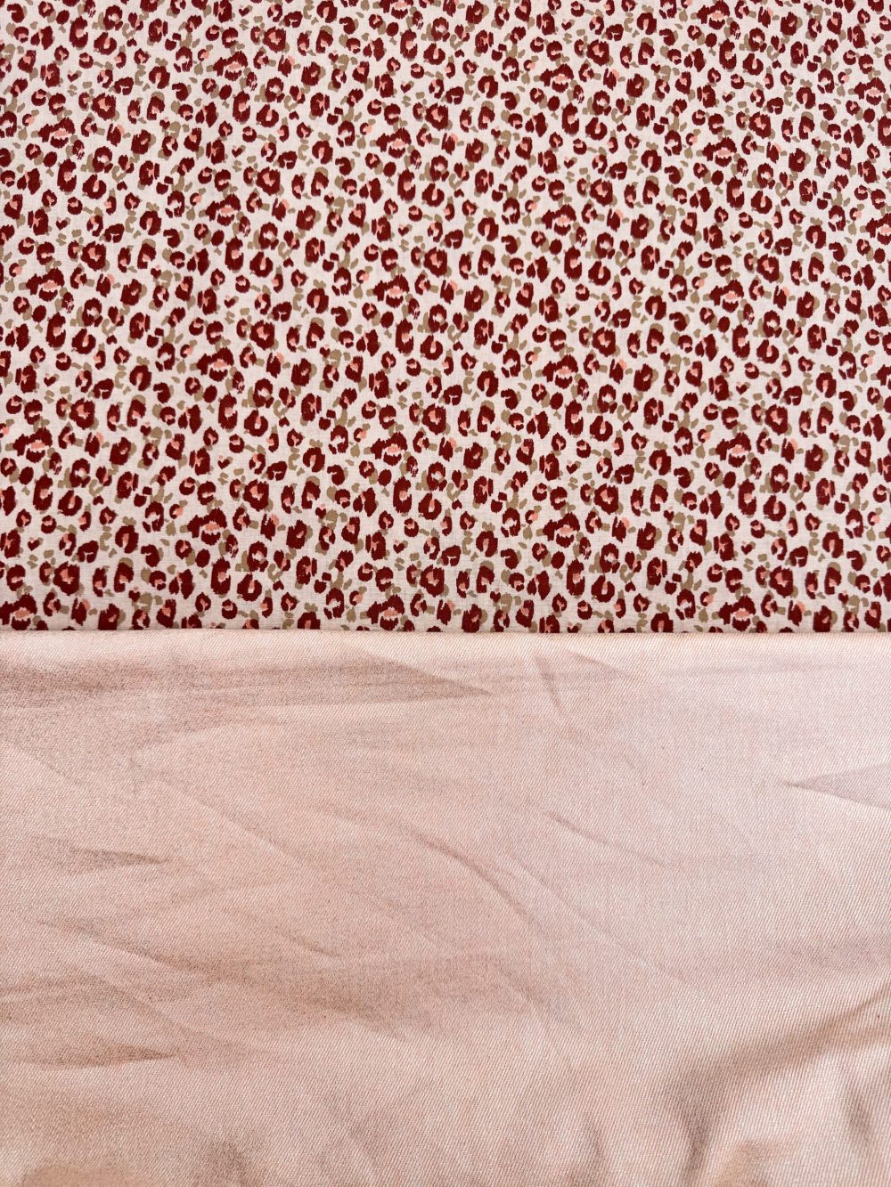 Panter katoen bruin beige - Afbeelding 2