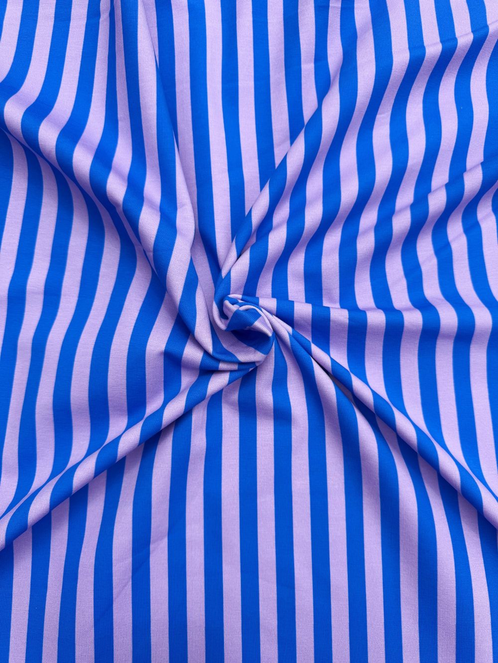 Blauw lila gestreepte jersey