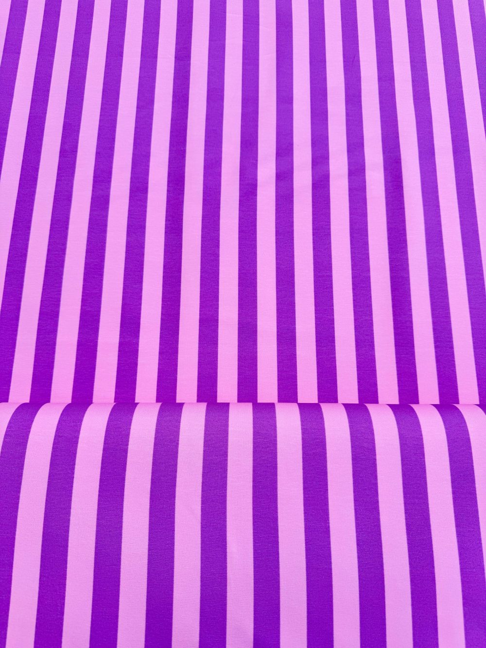 Roze met paars gestreepte jersey - Afbeelding 2