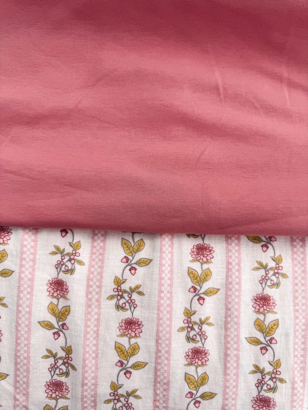Rosy meadow stripe linnen - Afbeelding 3