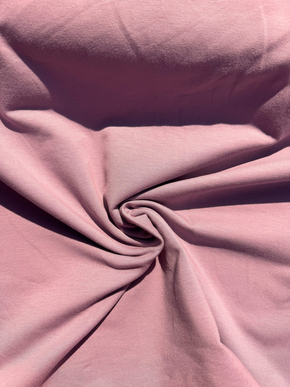 Oud mauve paars frenchterry