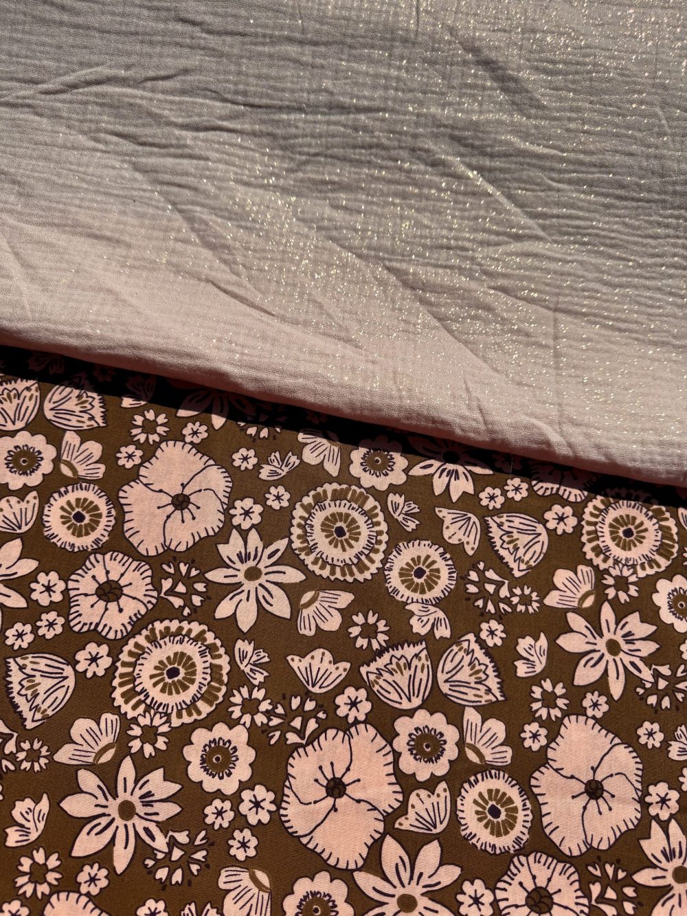 Boho flower vibes katoen - Afbeelding 2