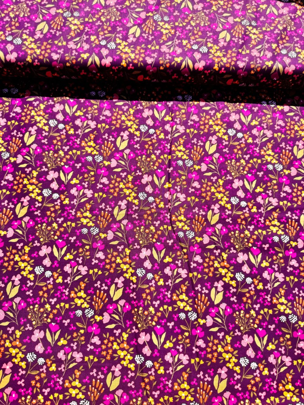 Flowers of paris katoen - Afbeelding 2