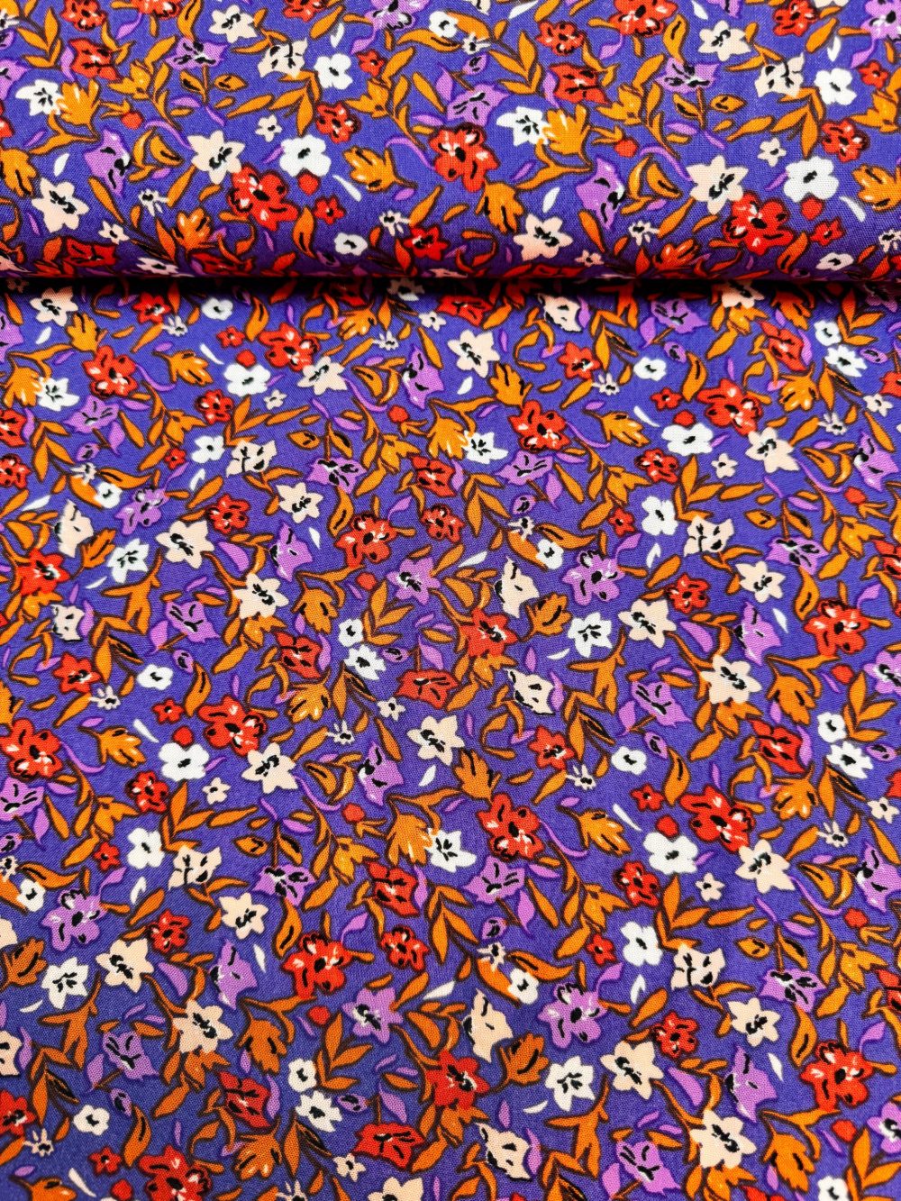 Multicolour flowers viscose - Afbeelding 2