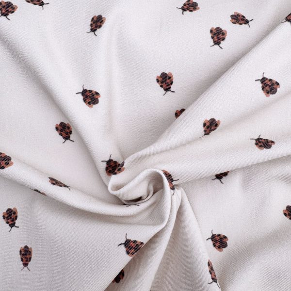 Ladybugs op denim
