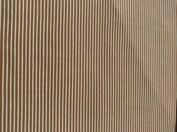 Smalle streep beige jersey - Afbeelding 3