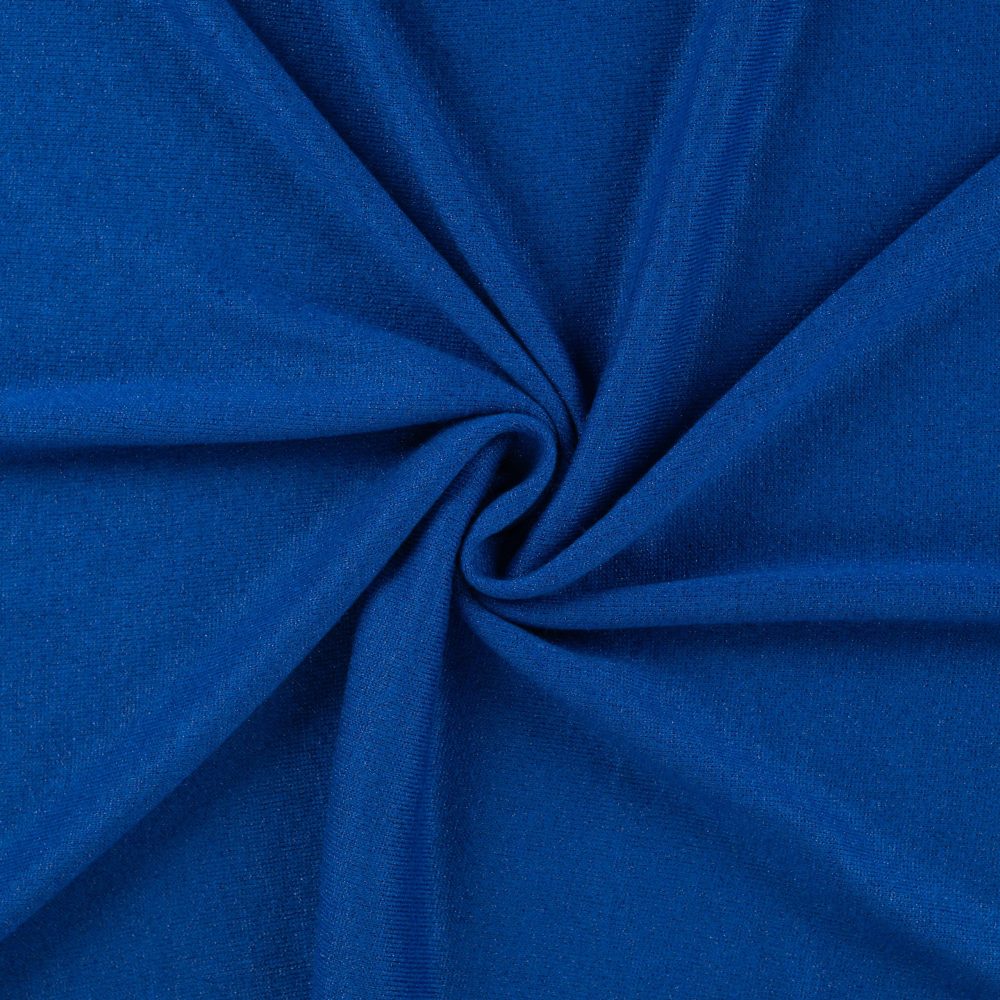 Sparkling knitted jersey dark royalblue