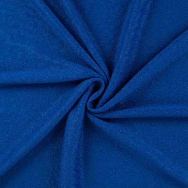 Sparkling knitted jersey dark royalblue