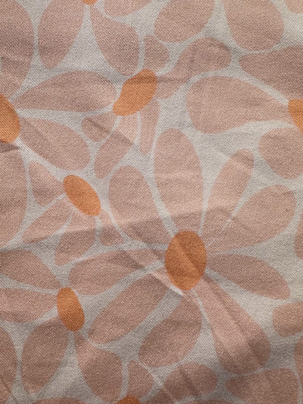 Retro Floral denim twill - Afbeelding 2