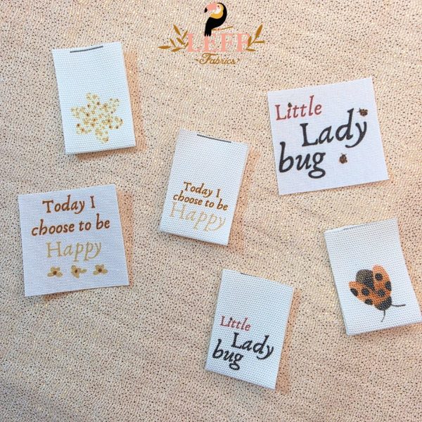 Labels little lady bug